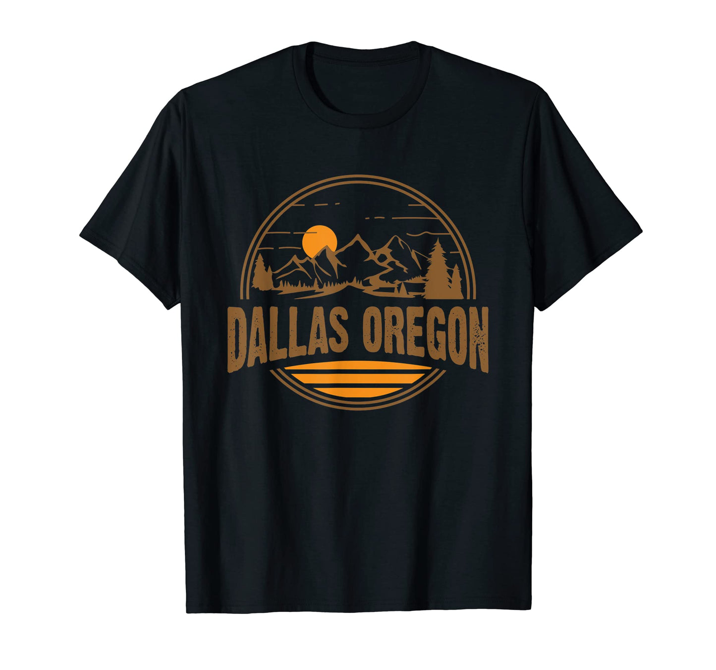 Dallas Oregon Mountain Hiking T-Shirt - Fun Novelty Design for Adults - T-Shirt, Sweatshirt, Hoodie