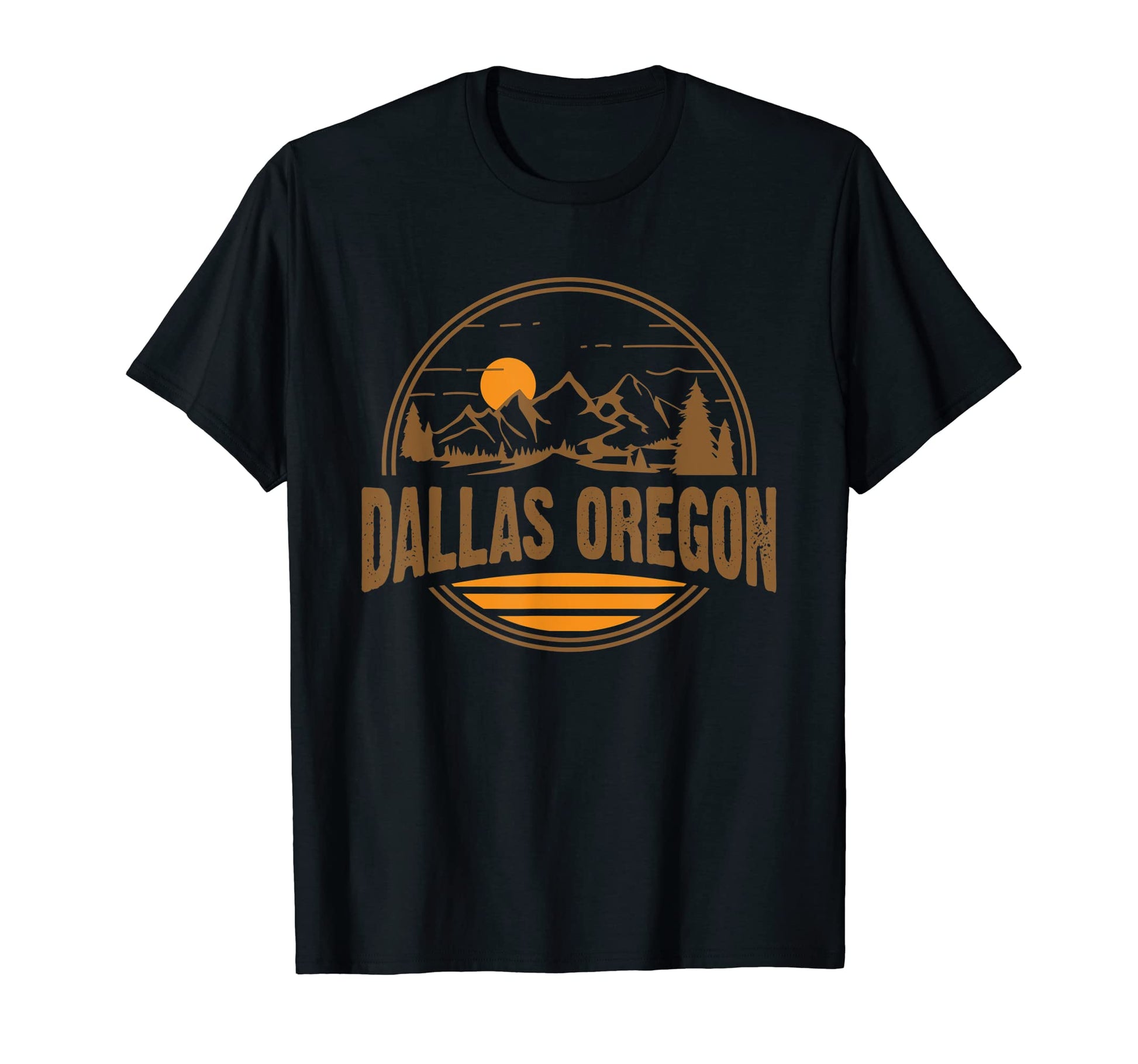 Dallas Oregon Mountain Hiking T-Shirt - Fun Novelty Design for Adults - T-Shirt, Sweatshirt, Hoodie