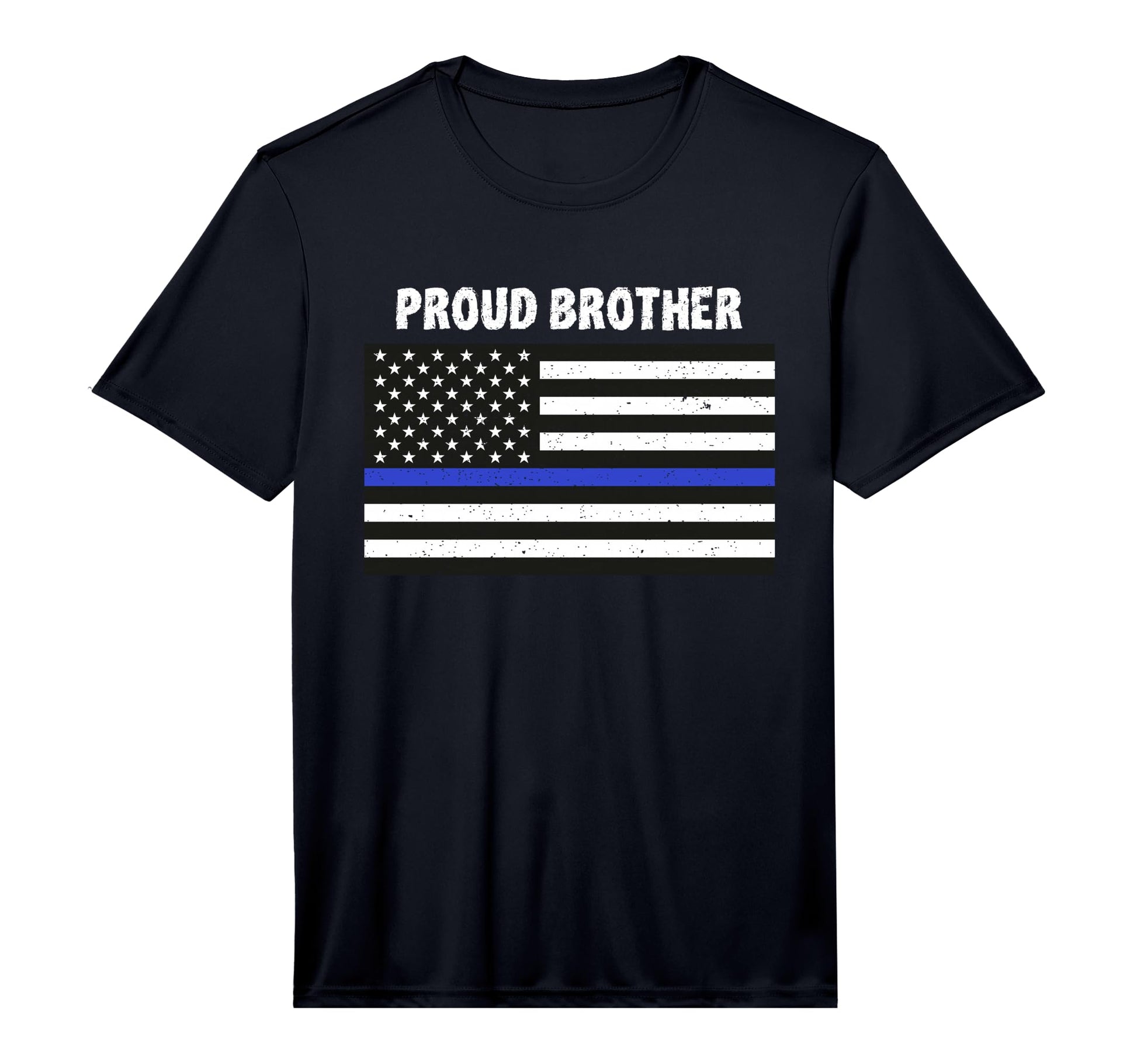 Thin Blue Line Brother Proud Sibling T-Shirt - Trendy Graphic Unisex - T-Shirt, Sweatshirt, Hoodie