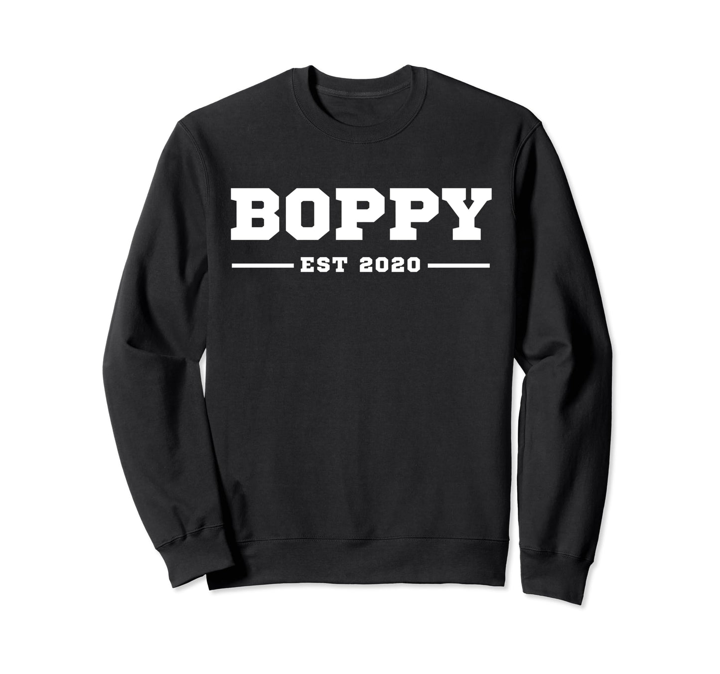 Funny Grandpa Soon To Be Boppy Sweatshirt - Minimalist Print for Adults - T-Shirt, Sweatshirt, Hoodie