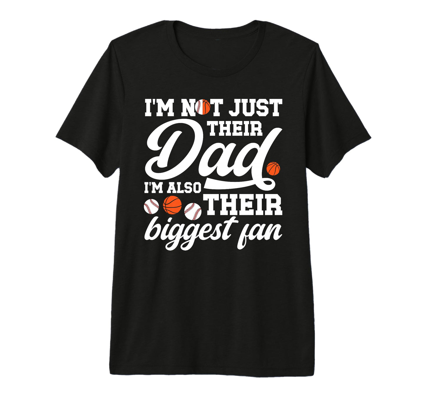 Mens Their Biggest Fan Baseball T-Shirt - Novelty Apparel for Adults - T-Shirt, Sweatshirt, Hoodie