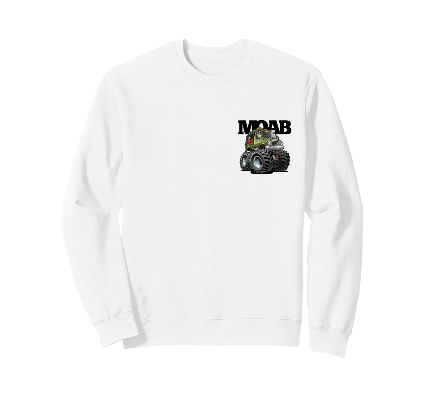 Moab Utah 4X4 Offroad Overlanding Sweatshirt - Novelty Apparel for Adults - T-Shirt, Sweatshirt, Hoodie