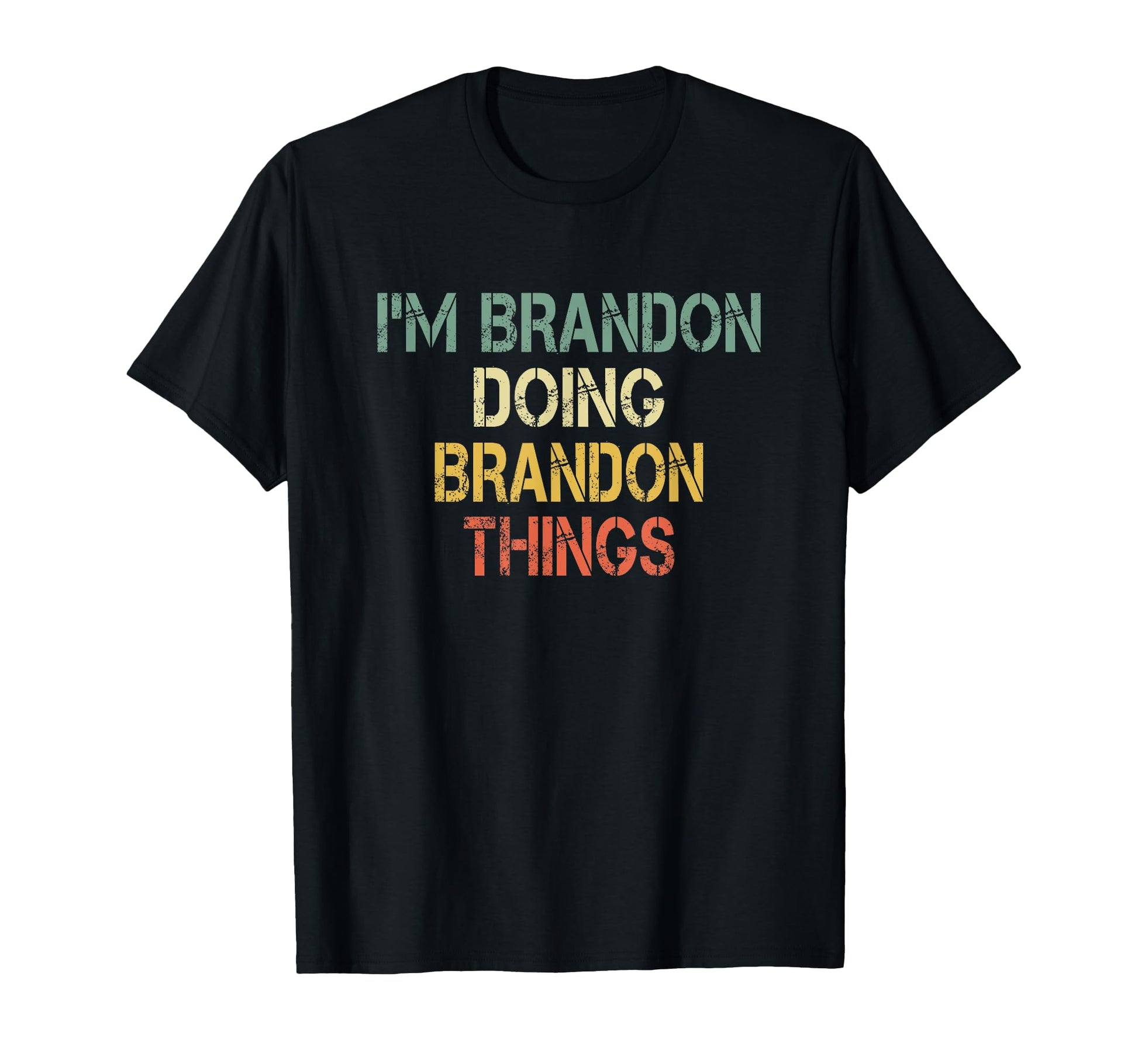 Funny Dad Husband Birthday Named Brandon T-Shirt - Minimalist Print Unisex - T-Shirt, Sweatshirt, Hoodie