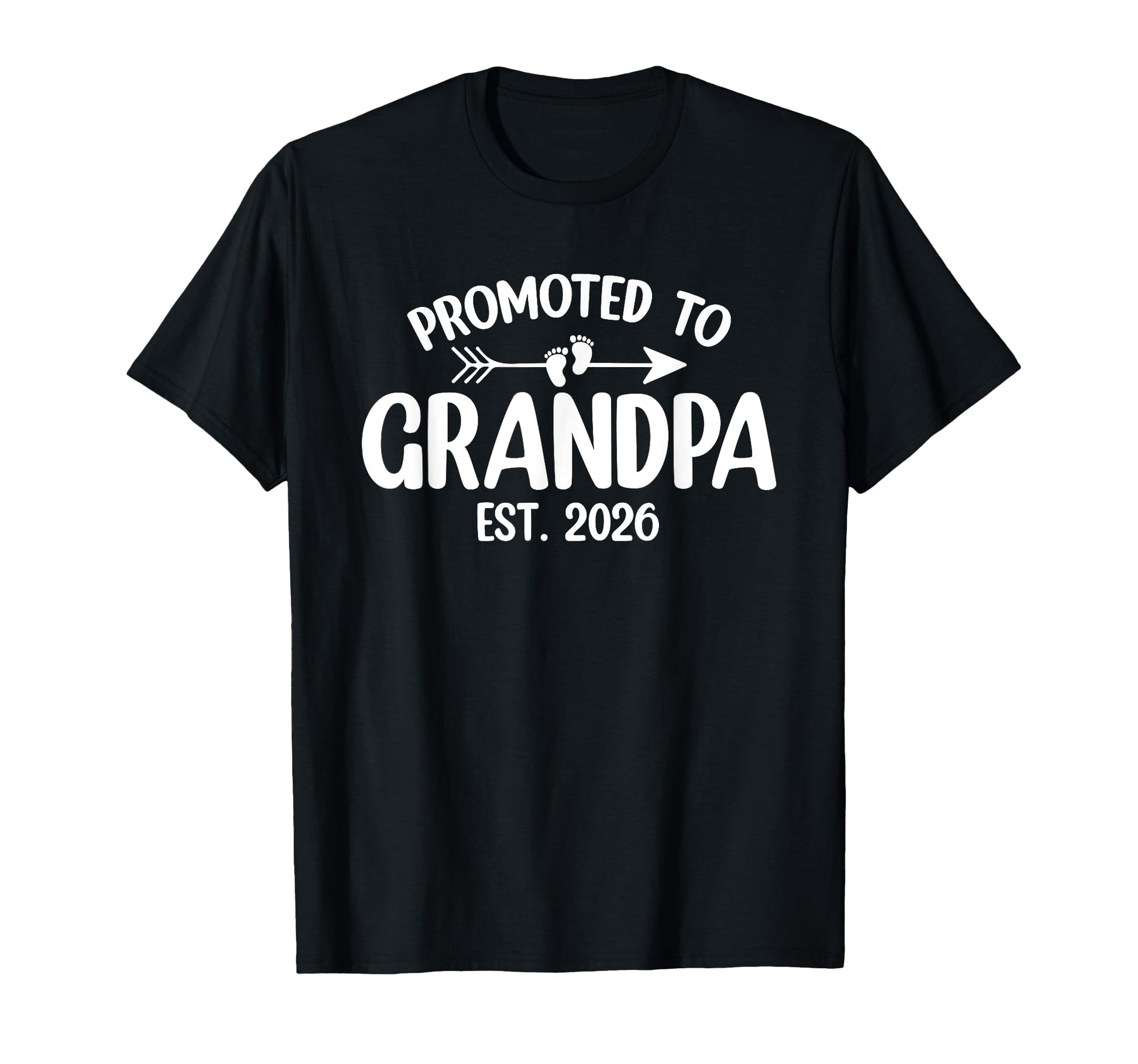 Promoted To Grandpa Est 2026 Grandparent T-Shirt - Custom Art Print Unisex - T-Shirt, Sweatshirt, Hoodie