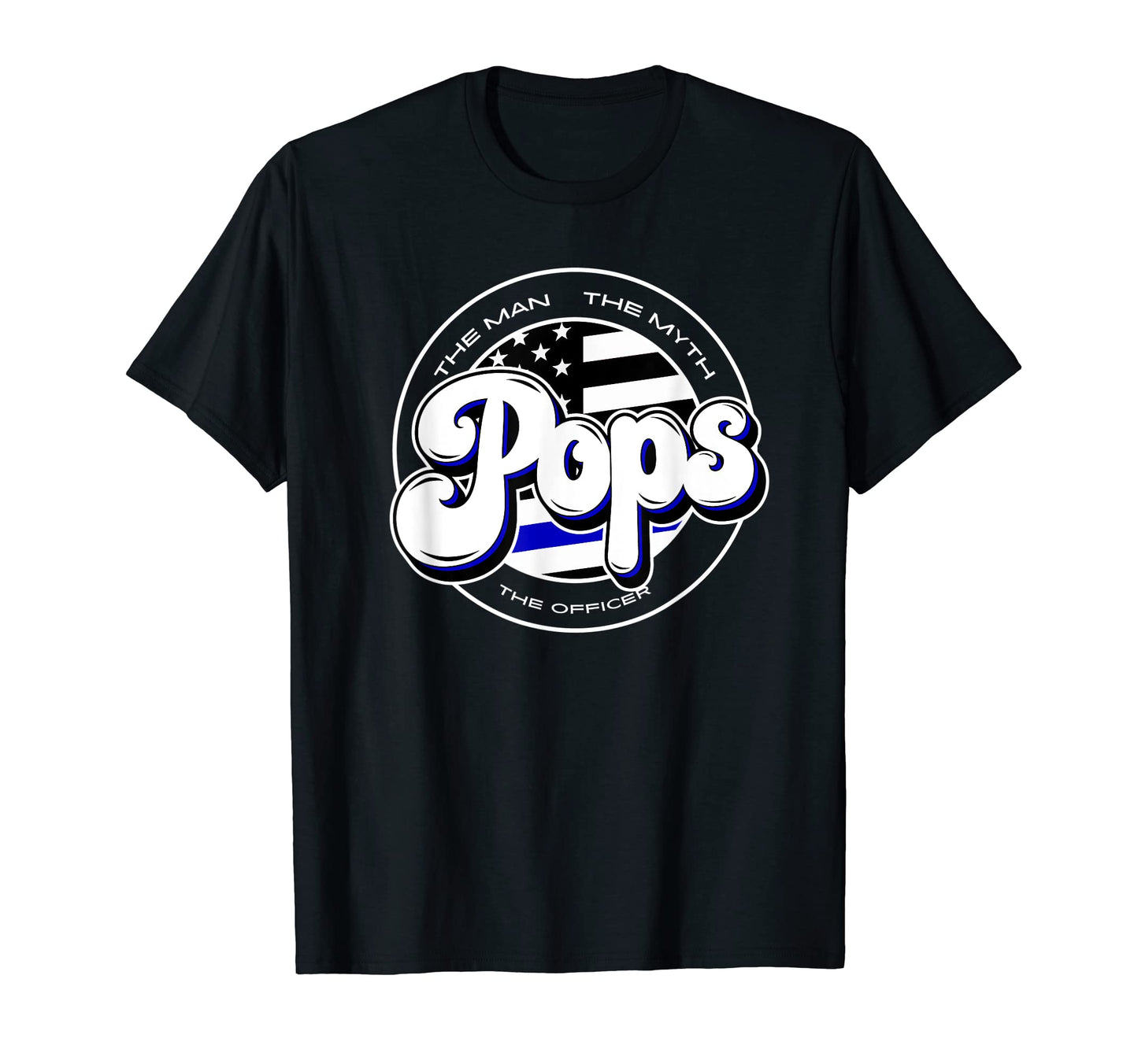 Mens Fathers Day Police Officer Dad T-Shirt - Streetwear Style Men Women - T-Shirt, Sweatshirt, Hoodie