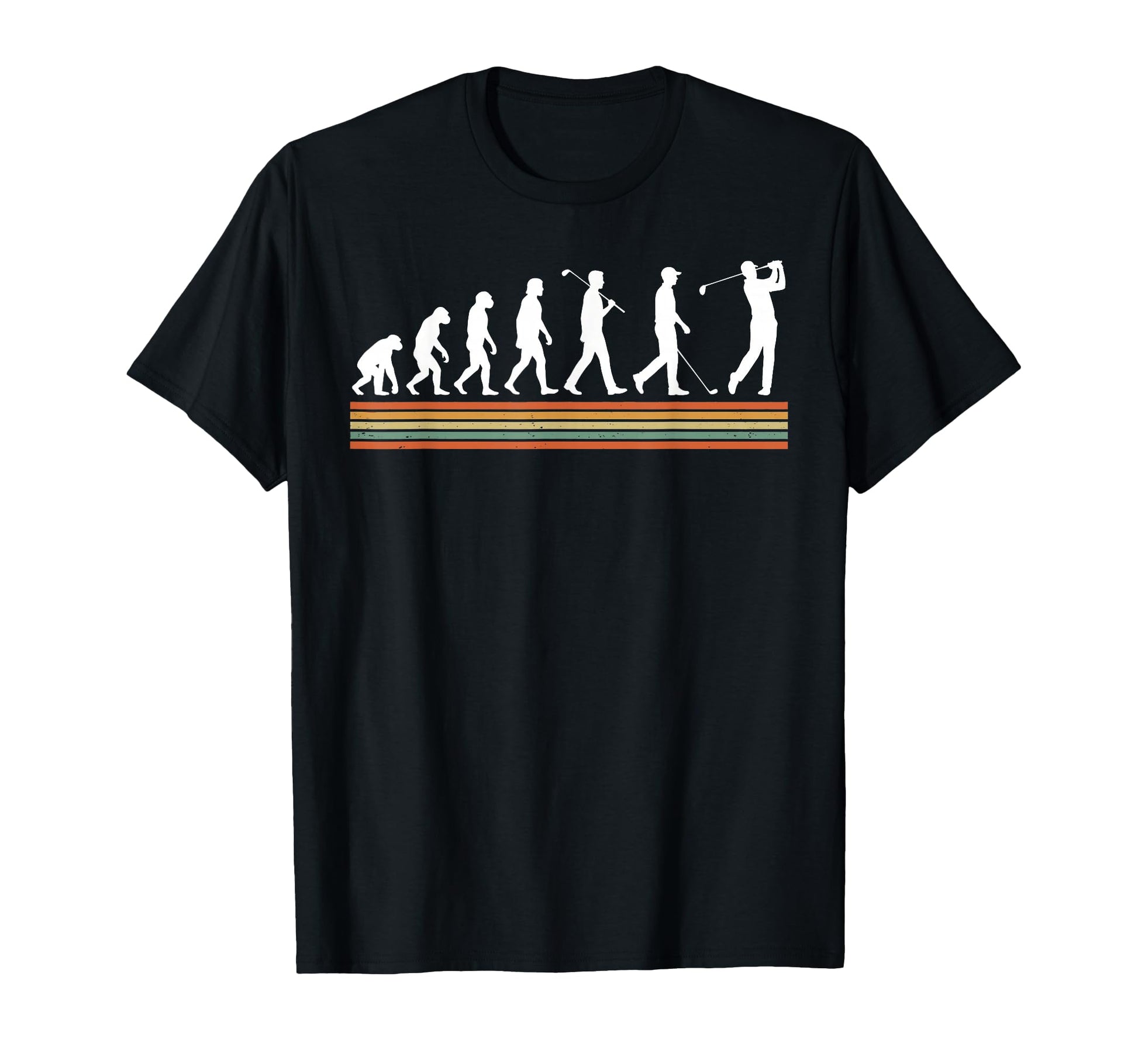Golf Evolution Funny Golfer Golf Lover T-Shirt - Fun Novelty Design Unisex - T-Shirt, Sweatshirt, Hoodie