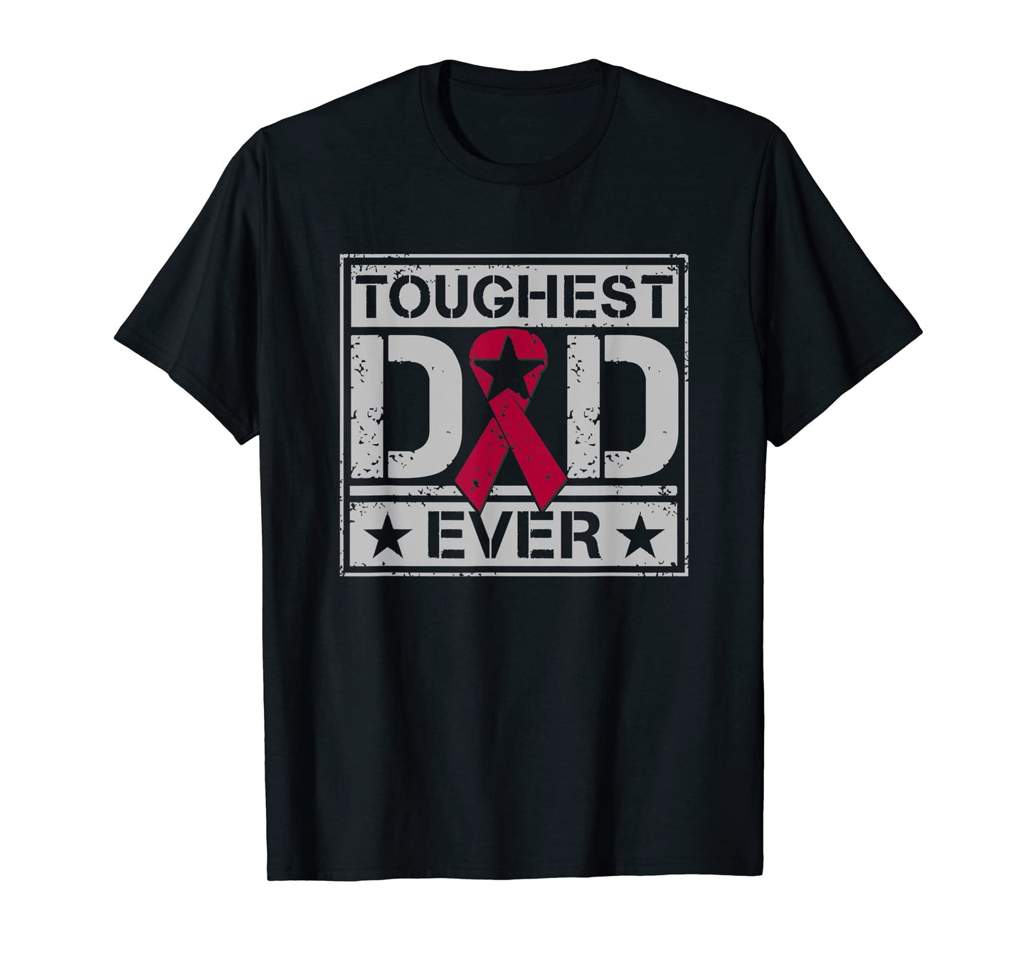 Mens Toughest Dad Ever Multiple Myeloma T-Shirt - Custom Art Print Unisex - T-Shirt, Sweatshirt, Hoodie