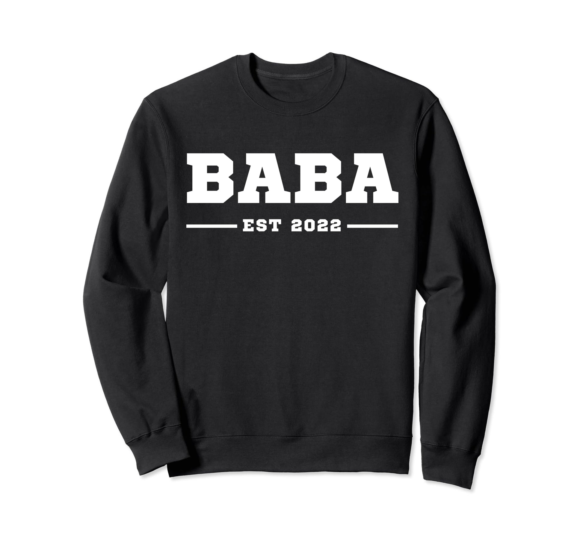 Funny Grandpa Soon To Be Baba Est Sweatshirt - Aesthetic Graphic Men Women - T-Shirt, Sweatshirt, Hoodie
