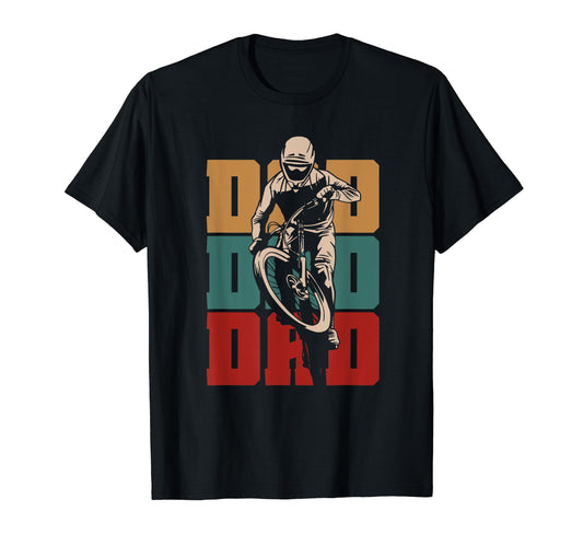 Bicycle Dad Cycling Cyclist Daddy T-Shirt - Fun Novelty Design Men Women - T-Shirt, Sweatshirt, Hoodie