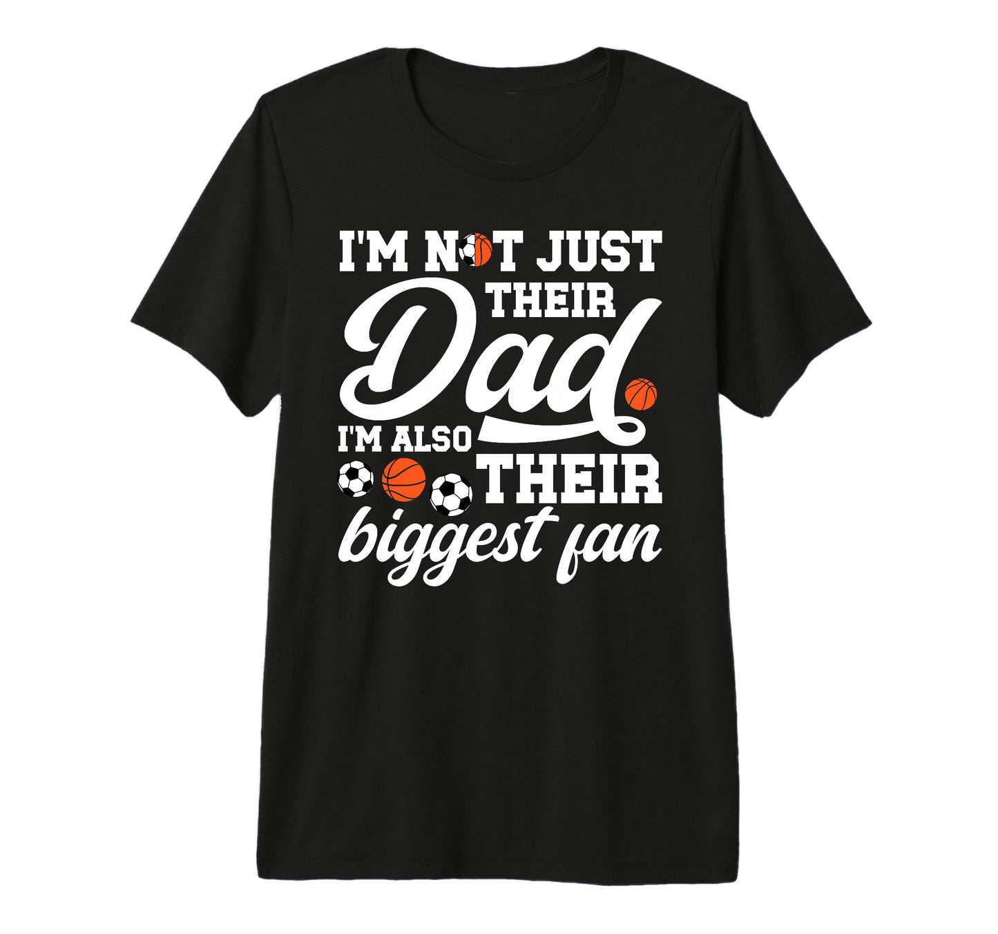 Mens Their Biggest Fan Soccer T-Shirt - Fun Novelty Design for Adults - T-Shirt, Sweatshirt, Hoodie