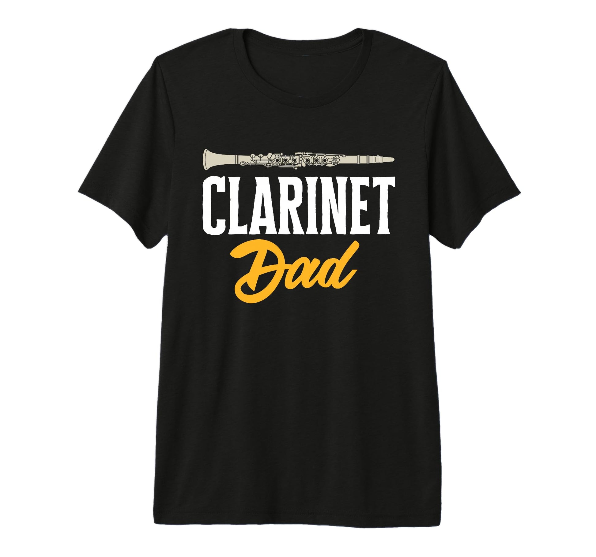 Mens Fathers Day Clarinet Dad T-Shirt - Fun Novelty Design for Adults - T-Shirt, Sweatshirt, Hoodie