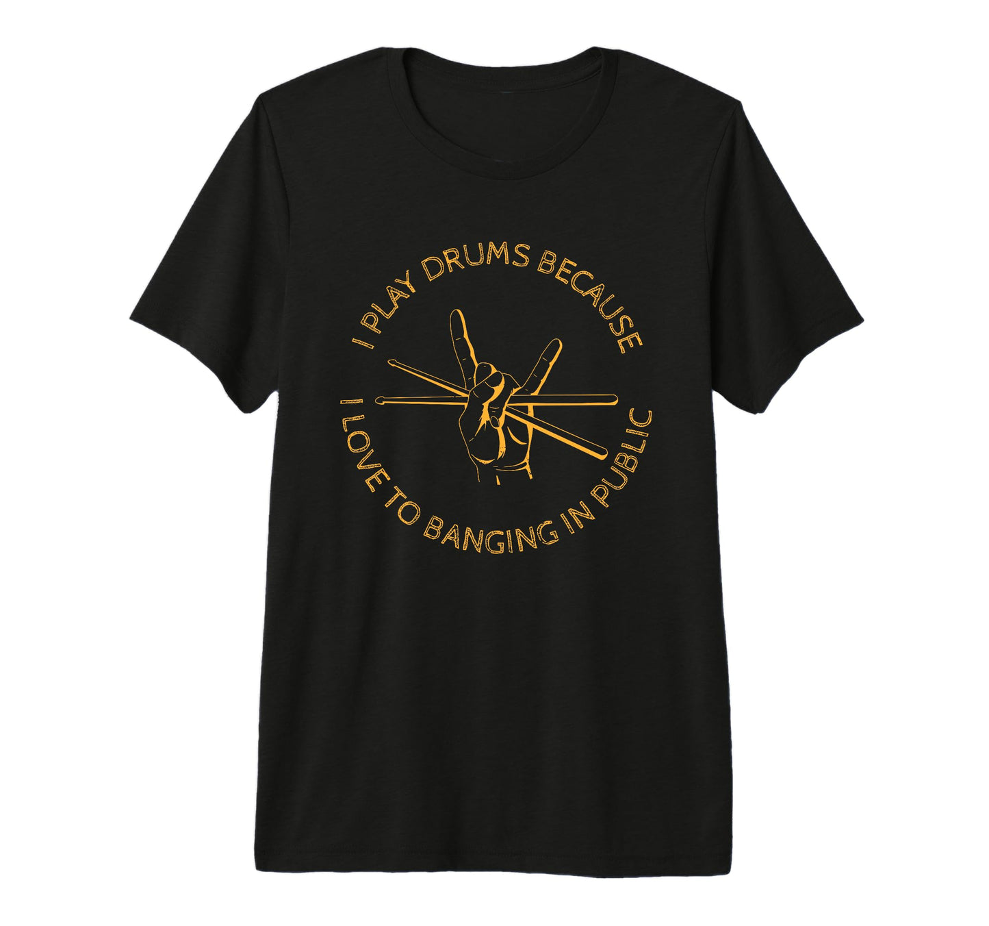 Drummer Musician Drum Player T-Shirt - Casual Everyday Wear Unisex - T-Shirt, Sweatshirt, Hoodie