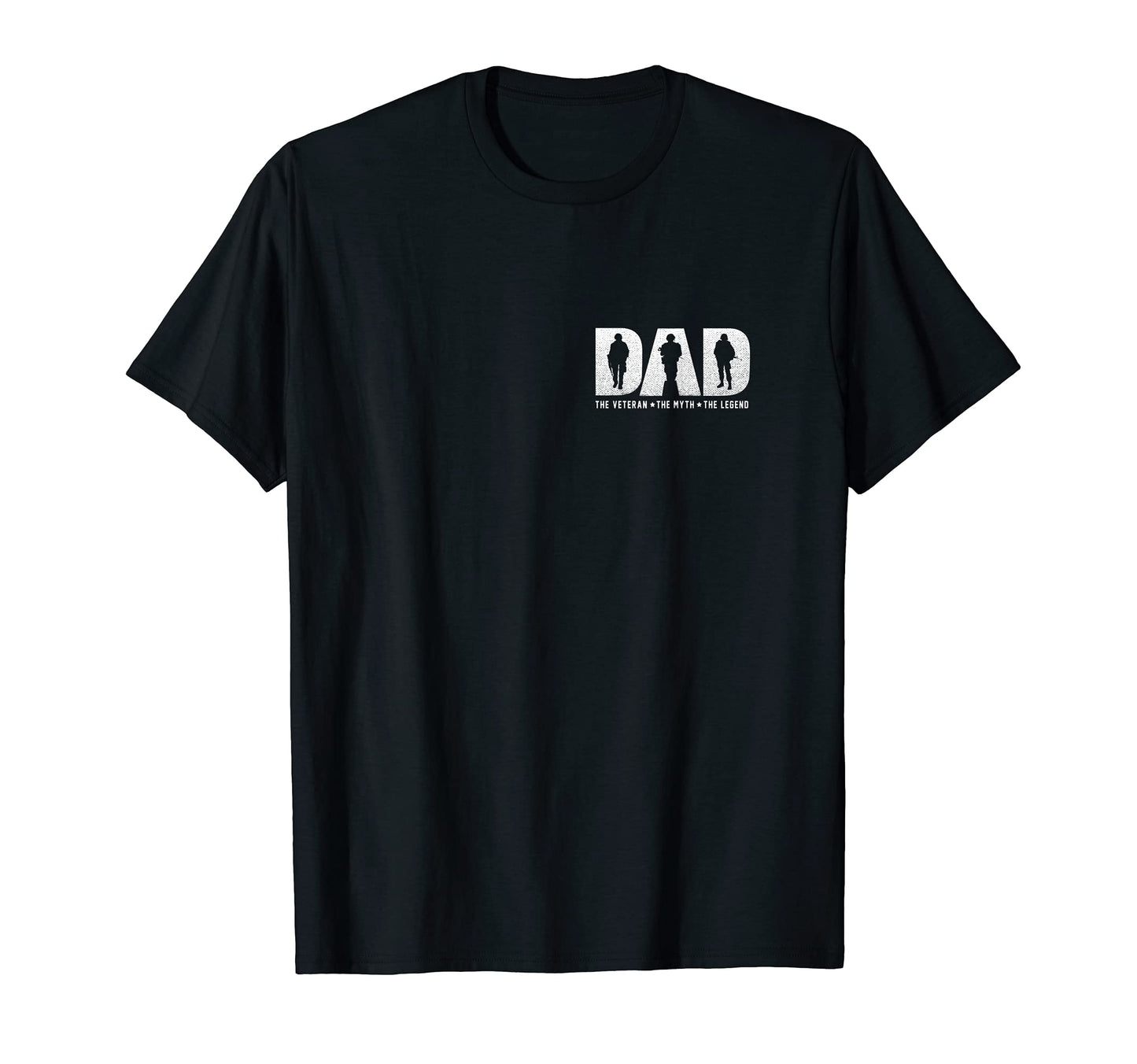 Dad Veteran Myth Legend Proud T-Shirt - Fun Novelty Design for Adults - T-Shirt, Sweatshirt, Hoodie