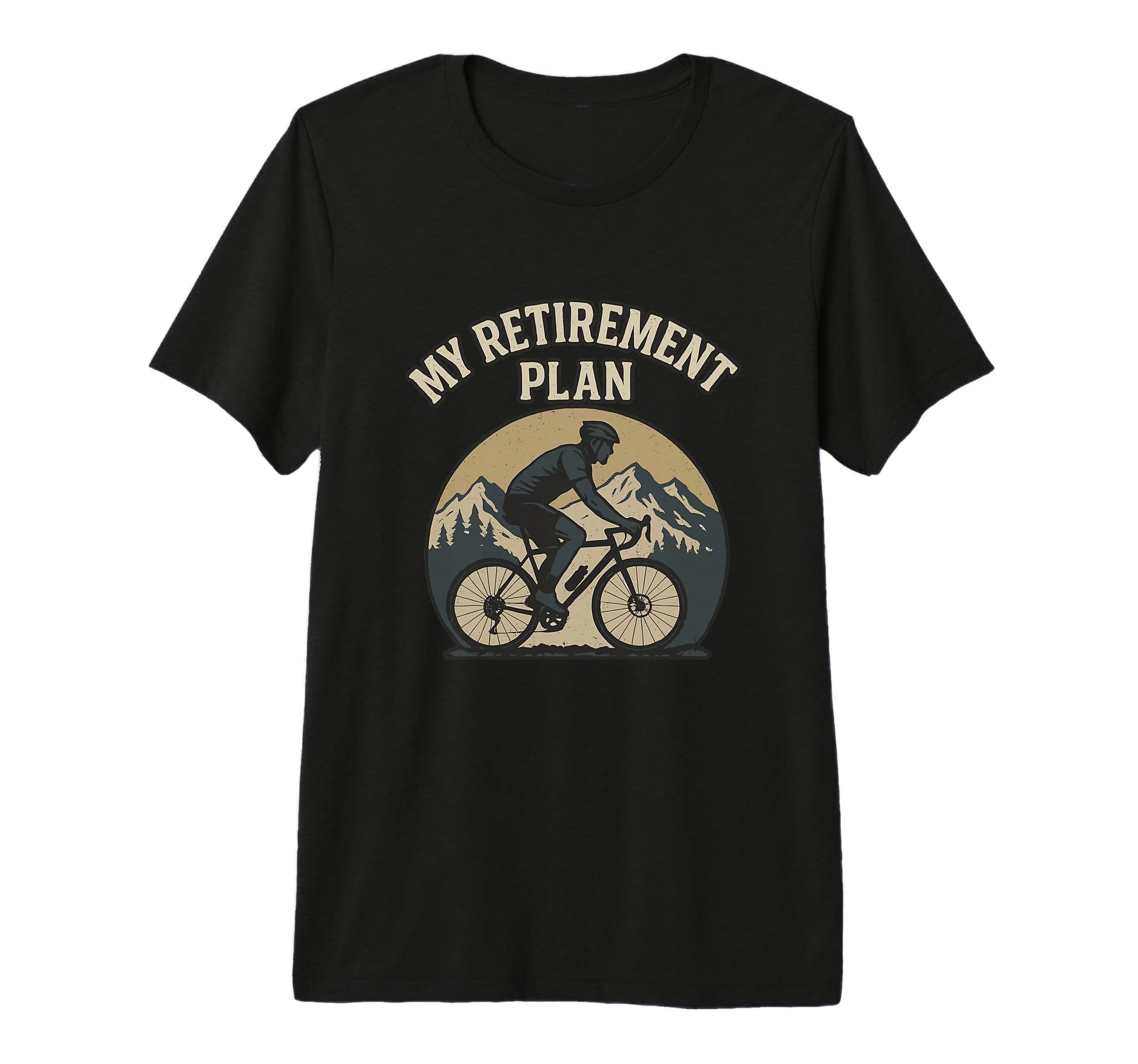 Mens Cycling Dad Biker Daddy Cyclist T-Shirt - Custom Art Print Men Women - T-Shirt, Sweatshirt, Hoodie