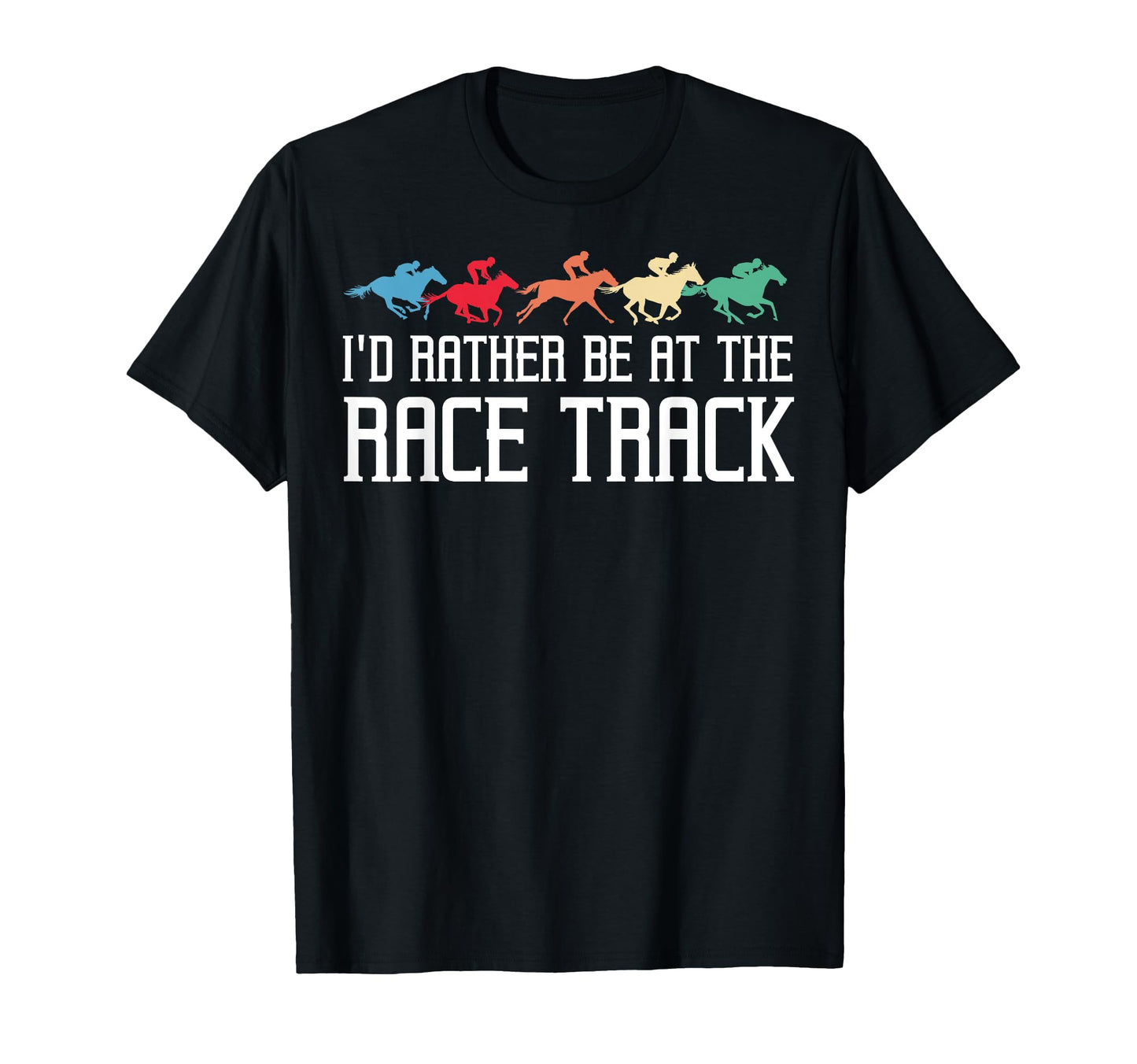 Funny Horse Racing Gift Race Track T-Shirt - Trendy Graphic for Adults - T-Shirt, Sweatshirt, Hoodie