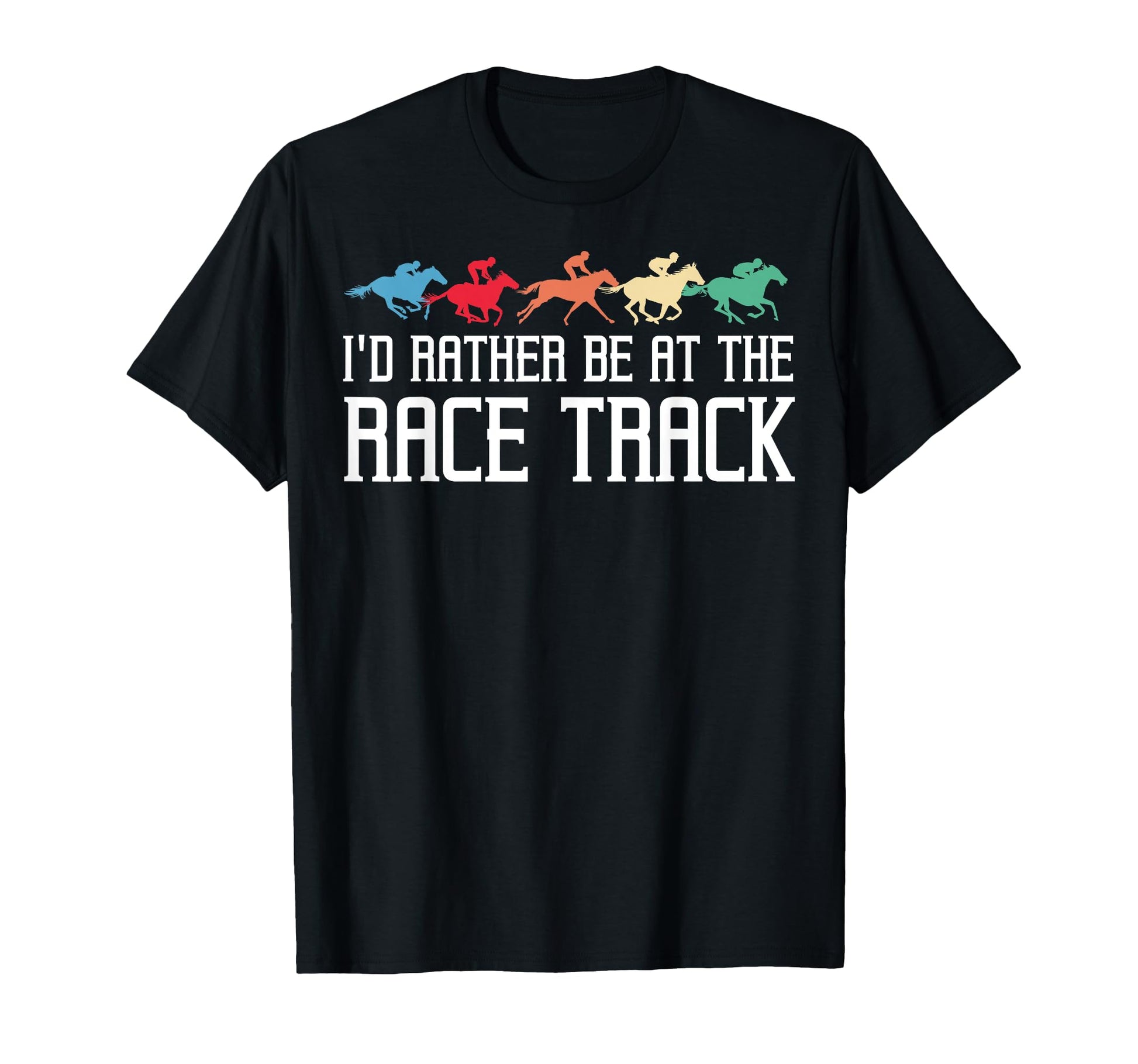 Funny Horse Racing Gift Race Track T-Shirt - Trendy Graphic for Adults - T-Shirt, Sweatshirt, Hoodie