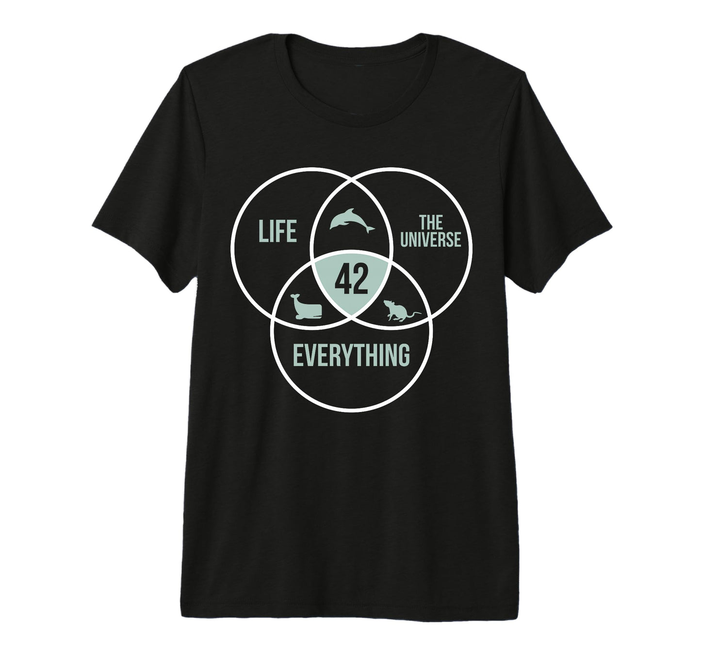 Life Universe And Everything 42 Answer T-Shirt - Unique Graphic for Adults - T-Shirt, Sweatshirt, Hoodie