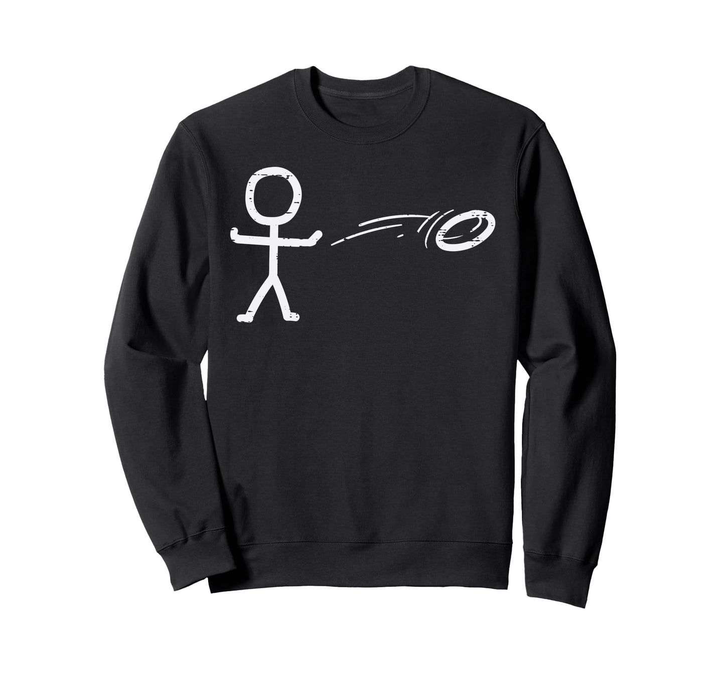 Stick Playing Disc Golf Funny Sweatshirt - Streetwear Style Men Women - T-Shirt, Sweatshirt, Hoodie