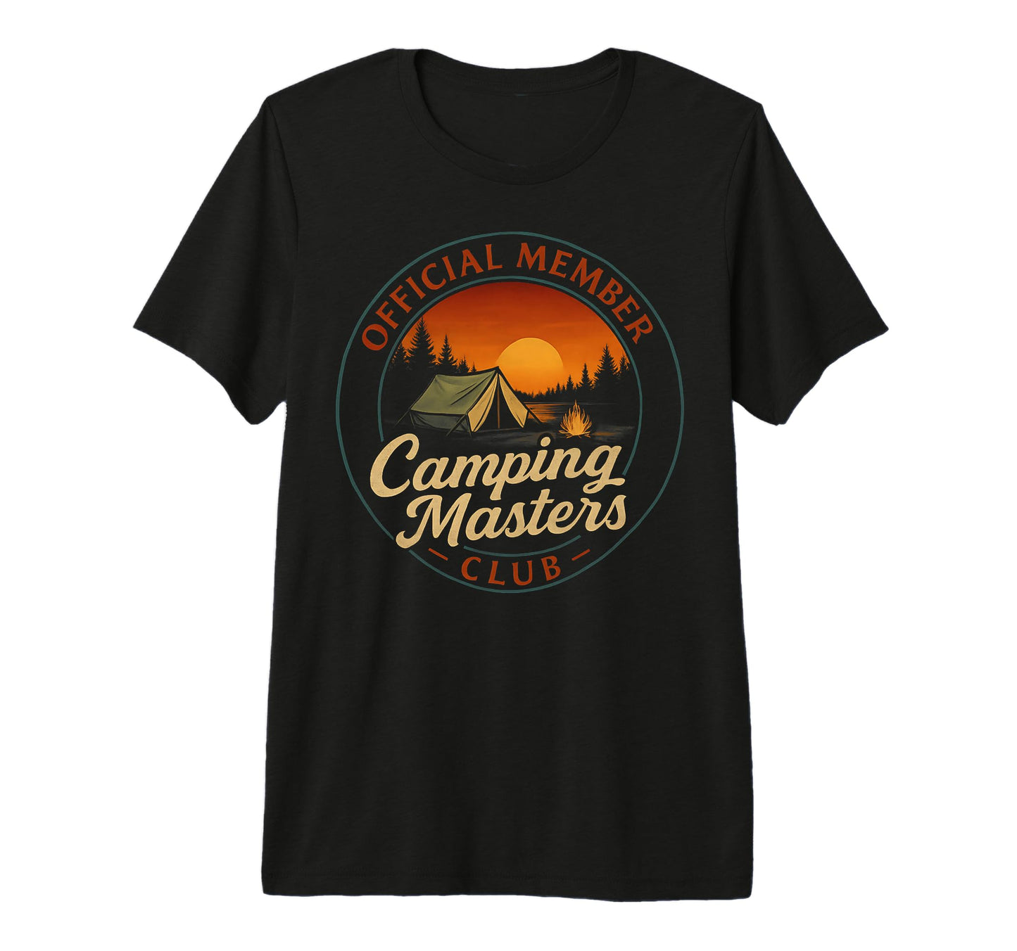 Camping Masters Club Funny T-Shirt - Casual Everyday Wear Men Women - T-Shirt, Sweatshirt, Hoodie