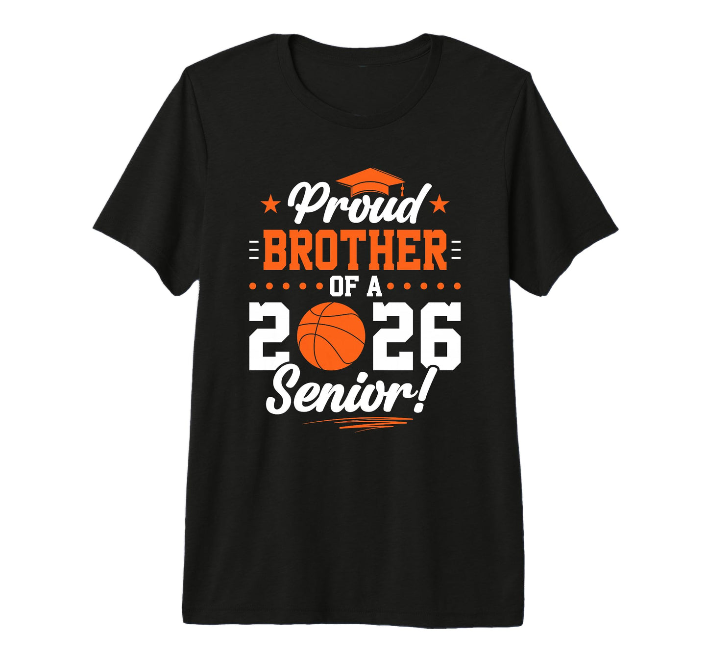 Proud Dad 2026 Senior Basketball T-Shirt - Trendy Graphic Men Women - T-Shirt, Sweatshirt, Hoodie