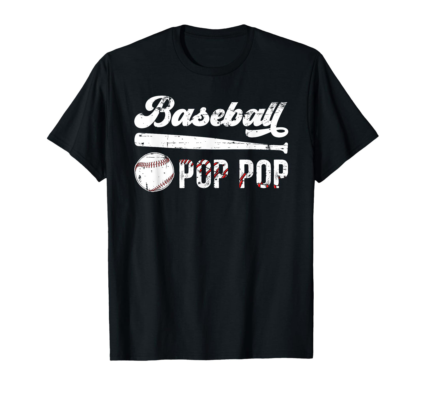 Baseball Pop Pop Baseball Player Pop T-Shirt - Streetwear Style for Adults - T-Shirt, Sweatshirt, Hoodie