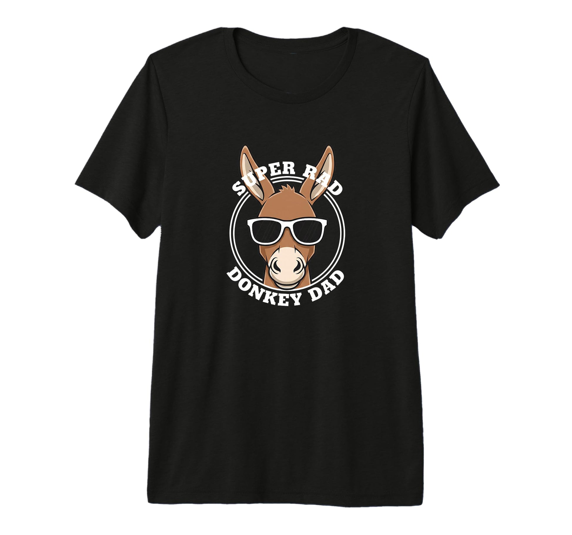 Super Rad Donkey Dad Funny Father Farm T-Shirt - Fun Novelty Design Unisex - T-Shirt, Sweatshirt, Hoodie