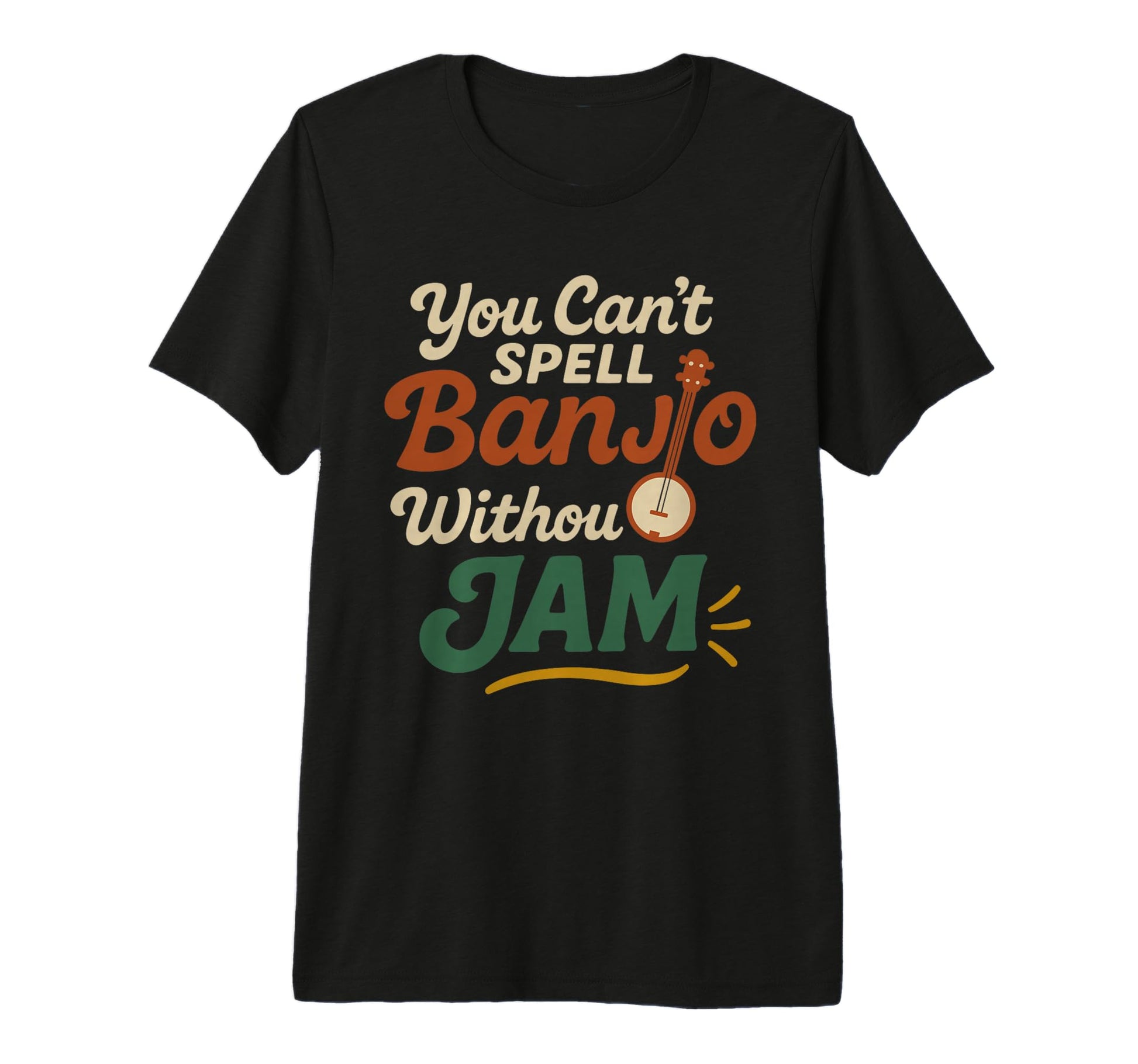 Banjo Player Bluegrass Crew Pluck Life T-Shirt - Custom Art Print Unisex - T-Shirt, Sweatshirt, Hoodie