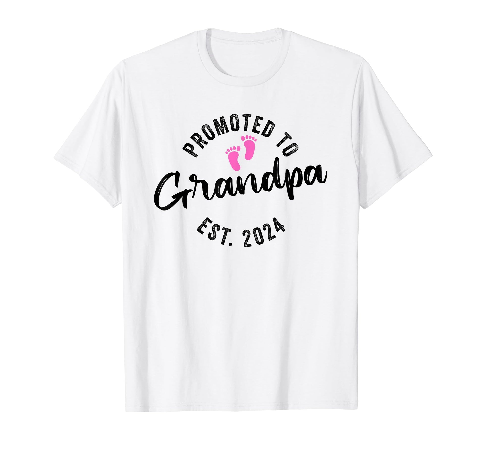 Promoted To Grandpa 2024 T-Shirt - Custom Art Print Unisex - T-Shirt, Sweatshirt, Hoodie