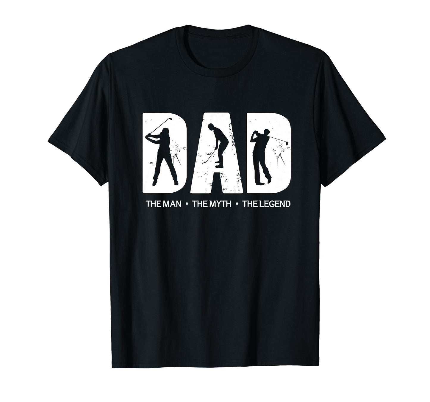 Dad Myth Legend Golf Funny T-Shirt - Custom Art Print for Adults - T-Shirt, Sweatshirt, Hoodie
