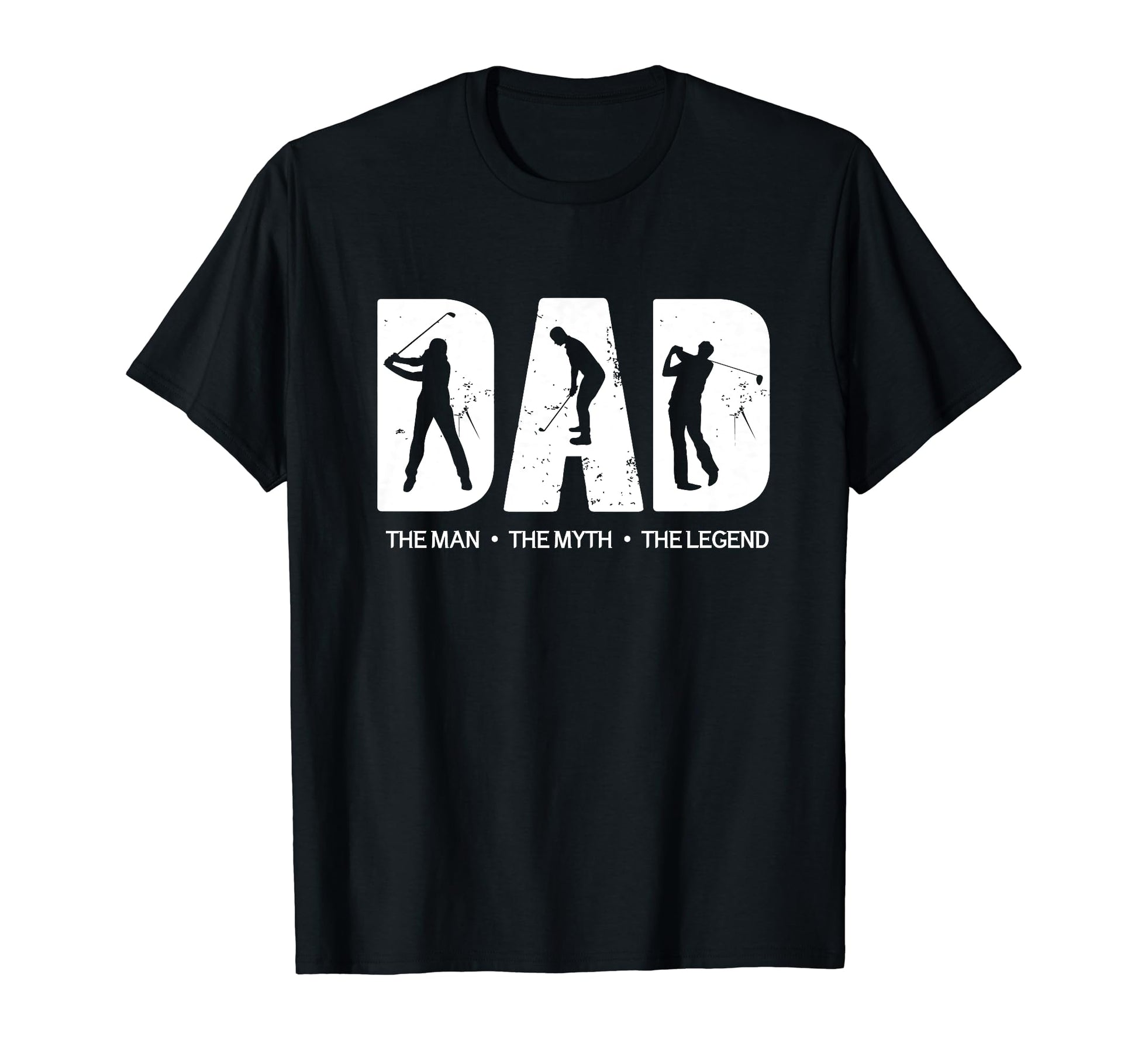 Dad Myth Legend Golf Funny T-Shirt - Custom Art Print for Adults - T-Shirt, Sweatshirt, Hoodie