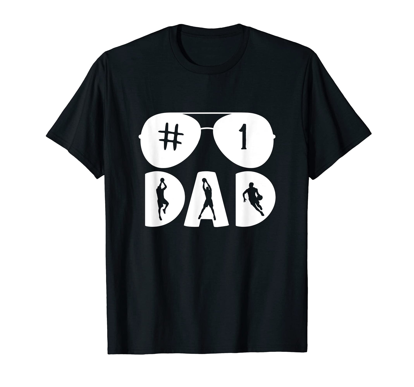 Mens Best Basketball Dad Funny T-Shirt - Casual Everyday Wear Men Women - T-Shirt, Sweatshirt, Hoodie