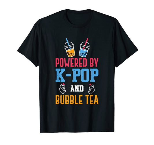Asia Noodle Boba Ramen Powered K Pop And T-Shirt - Minimalist Print Unisex - T-Shirt, Sweatshirt, Hoodie