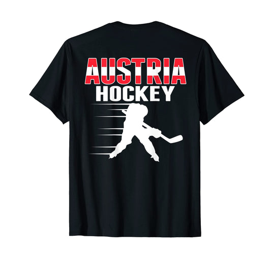 Austria Ice Hockey Fans Jersey T-Shirt - Aesthetic Graphic Men Women - T-Shirt, Sweatshirt, Hoodie