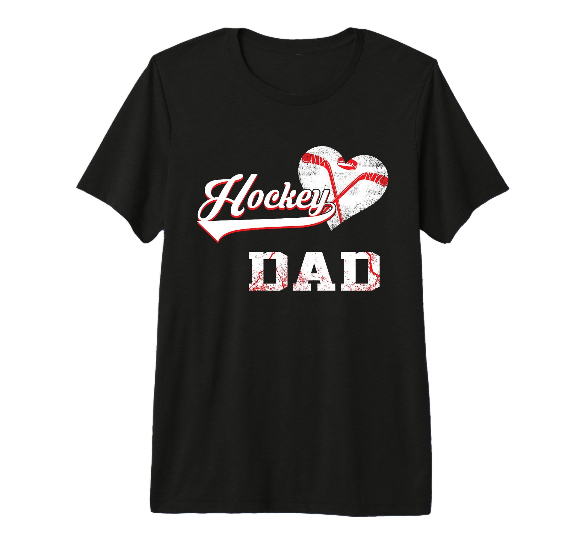 Ice Hockey Dad Family Hockey T-Shirt - Fun Novelty Design for Adults - T-Shirt, Sweatshirt, Hoodie