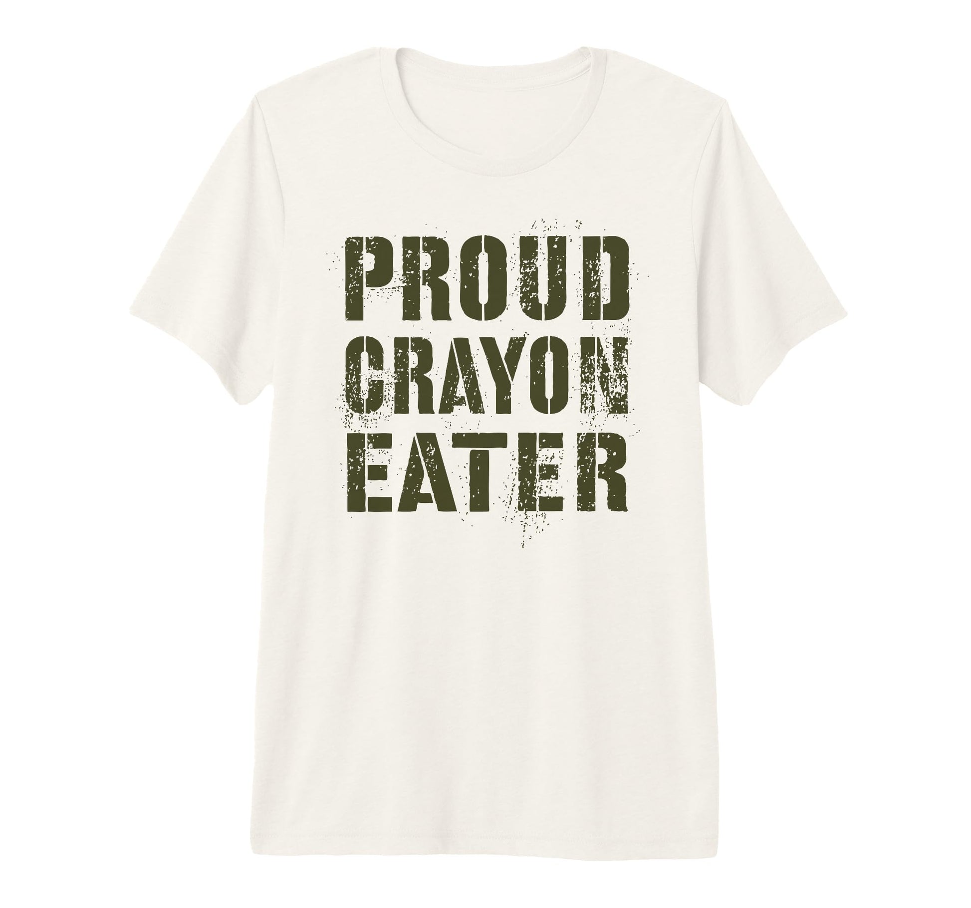 Funny Proud Crayon Eater Military Dad T-Shirt - Minimalist Print Unisex - T-Shirt, Sweatshirt, Hoodie