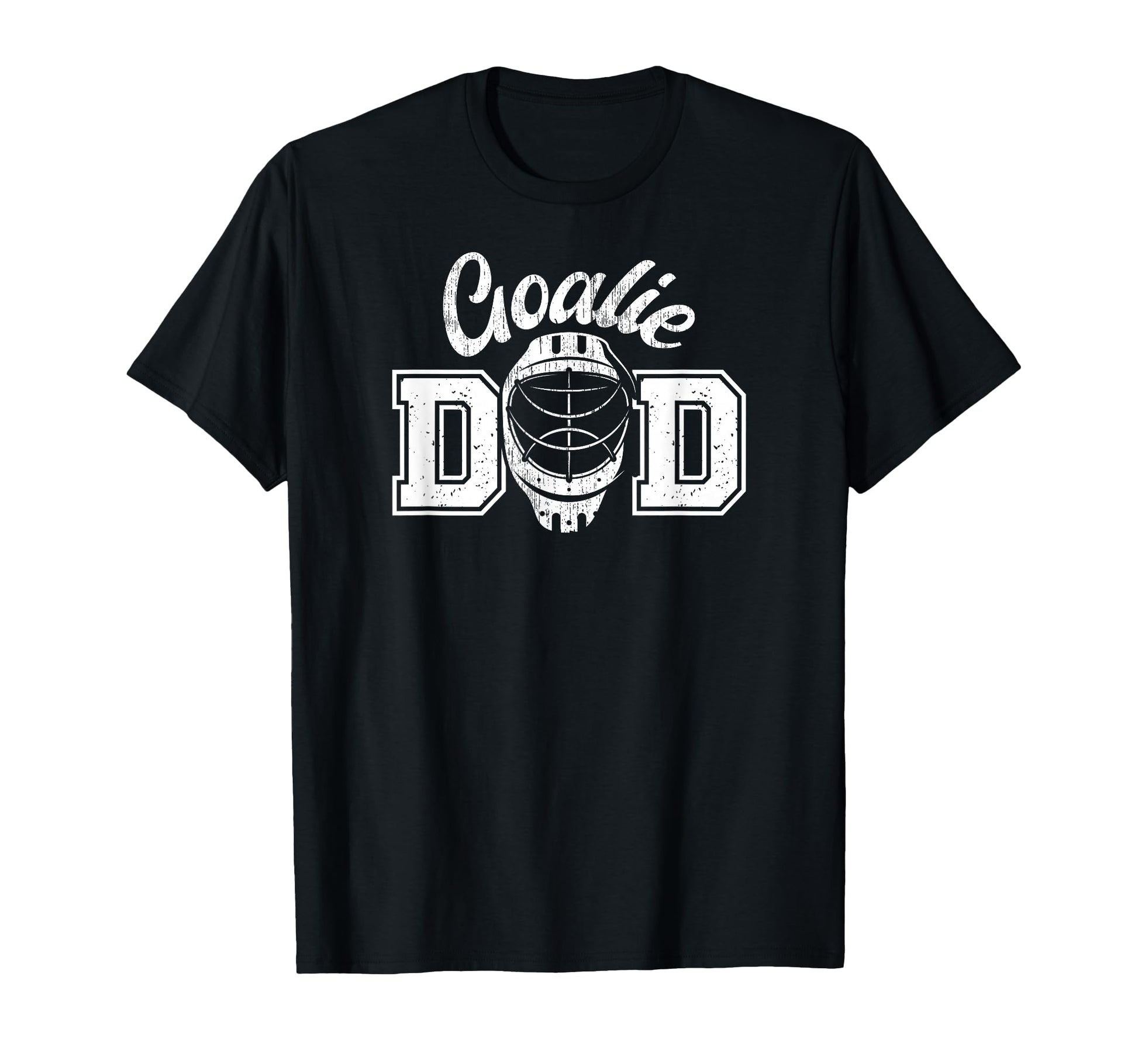 Ice Hockey Goalie Dad Proud Ice T-Shirt - Minimalist Print Men Women - T-Shirt, Sweatshirt, Hoodie