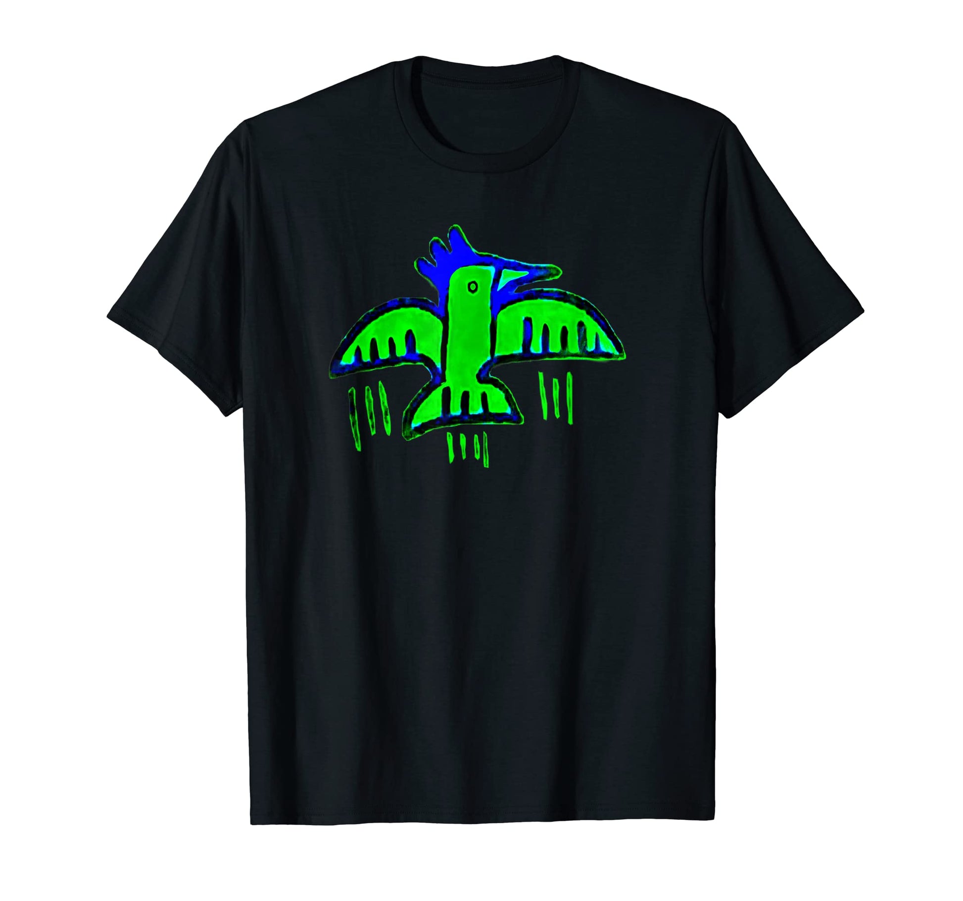 Graffiti Crow Bird Pop Art T-Shirt - Novelty Apparel Unisex - T-Shirt, Sweatshirt, Hoodie