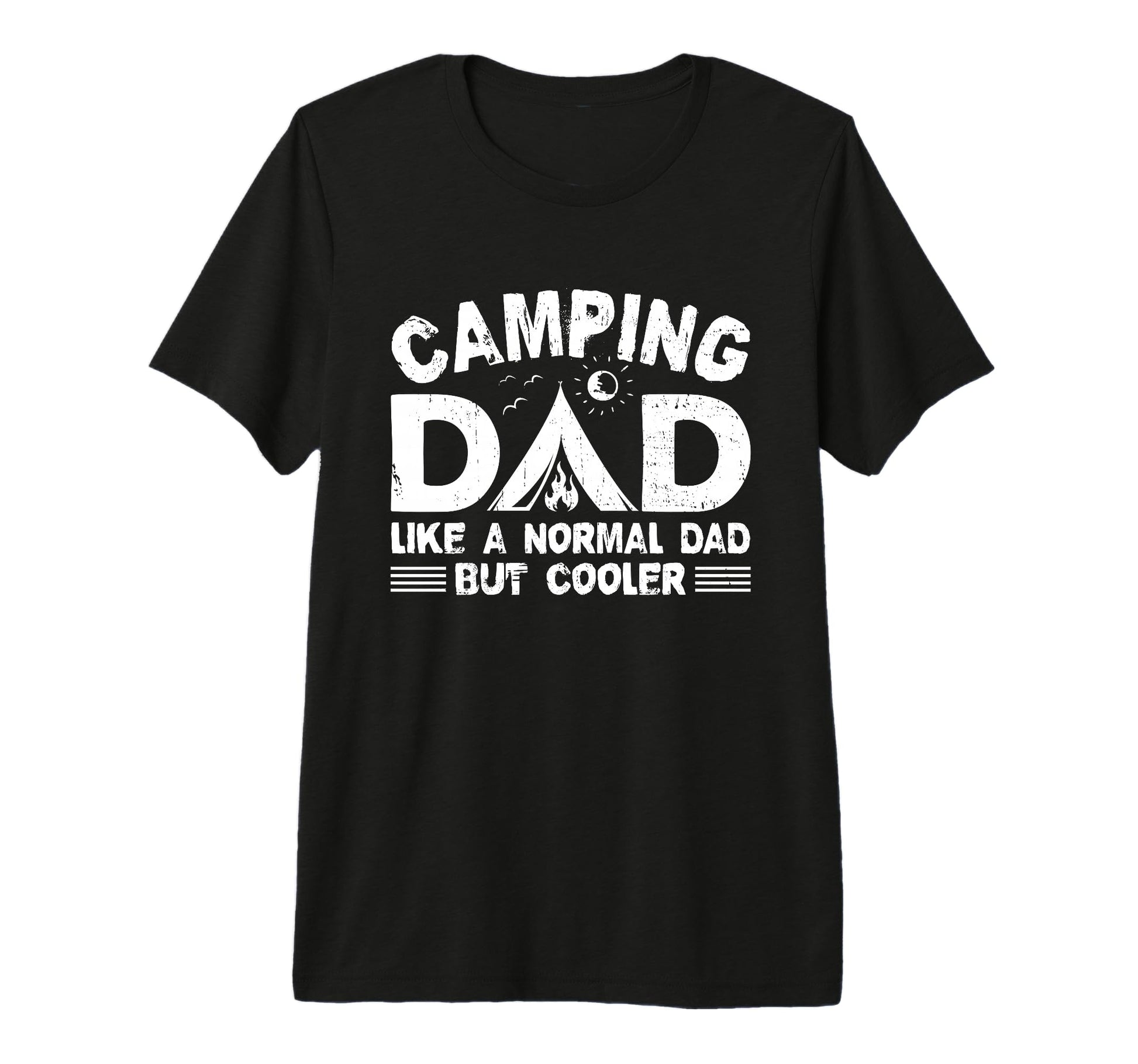 Camping Dad Funny Camper Fathers Day T-Shirt - Graphic Print Unisex - T-Shirt, Sweatshirt, Hoodie