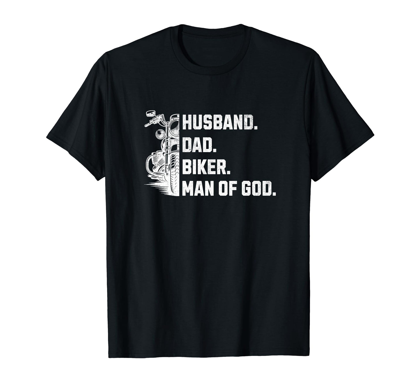 Christian Biker Dad Husband T-Shirt - Aesthetic Graphic for Adults - T-Shirt, Sweatshirt, Hoodie