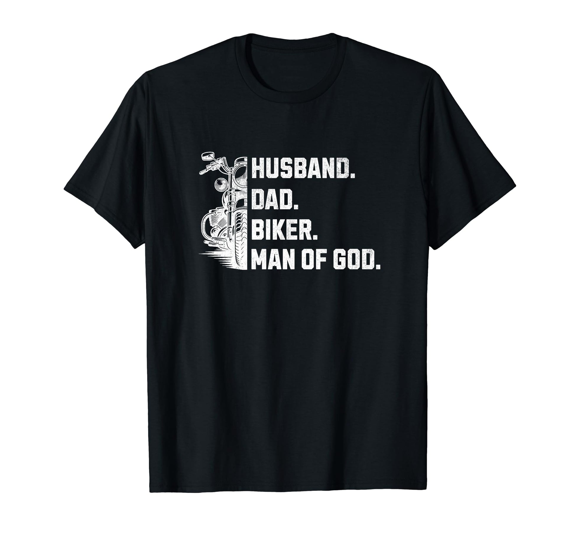 Christian Biker Dad Husband T-Shirt - Aesthetic Graphic for Adults - T-Shirt, Sweatshirt, Hoodie