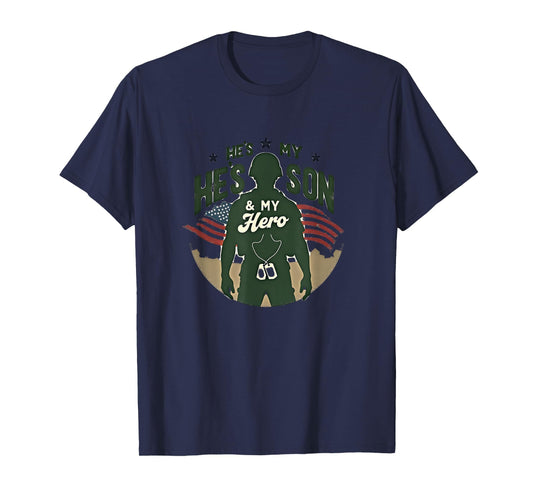 Army Dads Son Hero Military Pride T-Shirt - Streetwear Style Men Women - T-Shirt, Sweatshirt, Hoodie