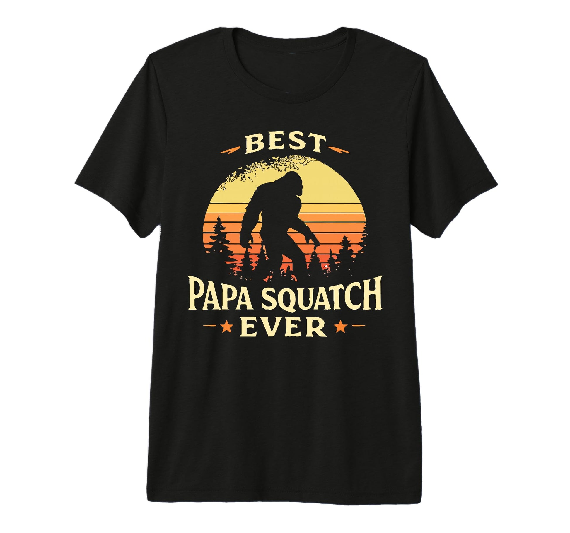 Bigfoot Dad Sasquatch Dad Best Papa T-Shirt - Streetwear Style for Adults - T-Shirt, Sweatshirt, Hoodie