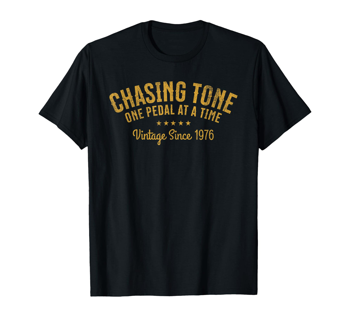 1976 Guitar Player Chasing Tone 50Th T-Shirt - Custom Art Print for Adults - T-Shirt, Sweatshirt, Hoodie