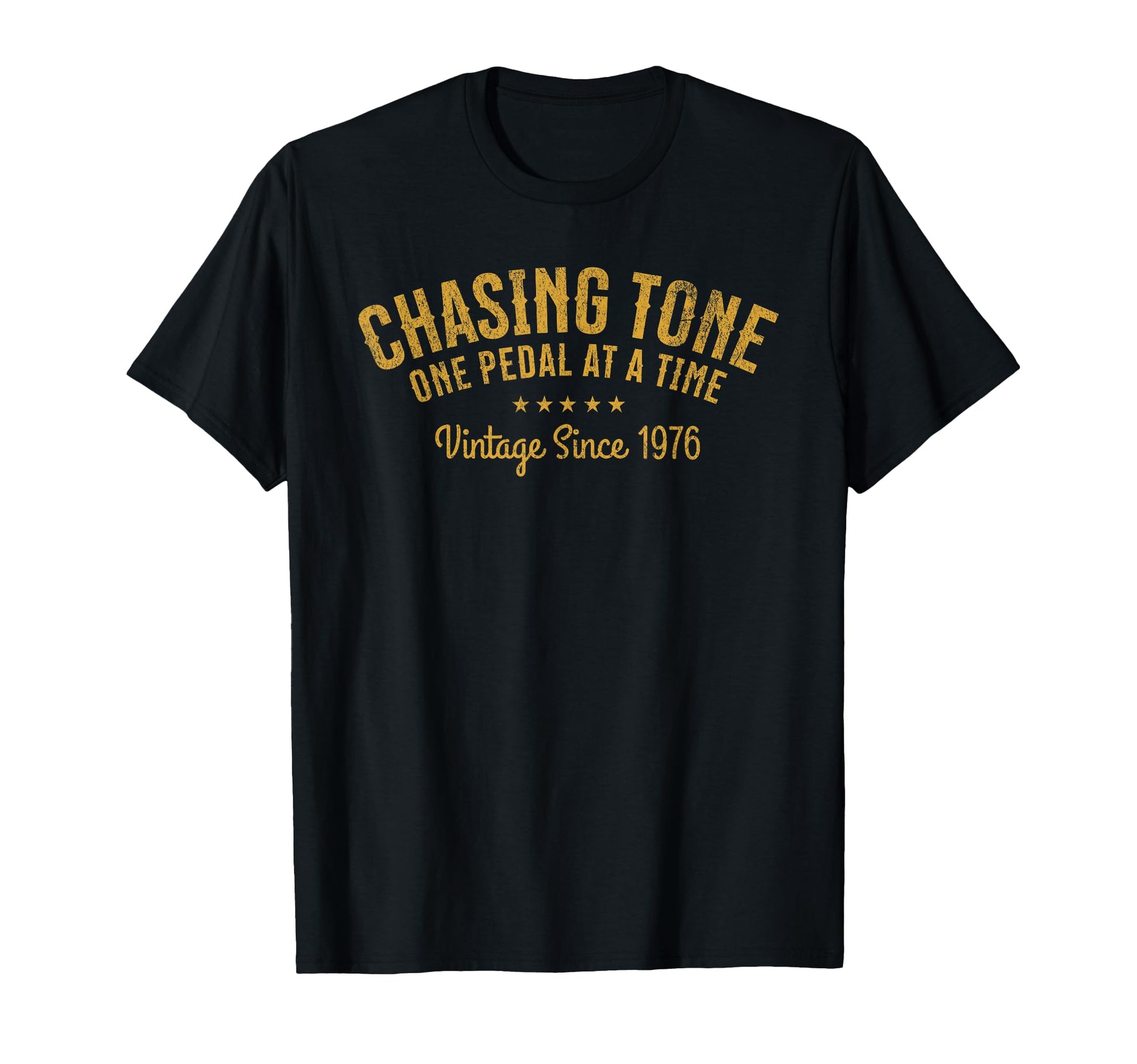 1976 Guitar Player Chasing Tone 50Th T-Shirt - Custom Art Print for Adults - T-Shirt, Sweatshirt, Hoodie