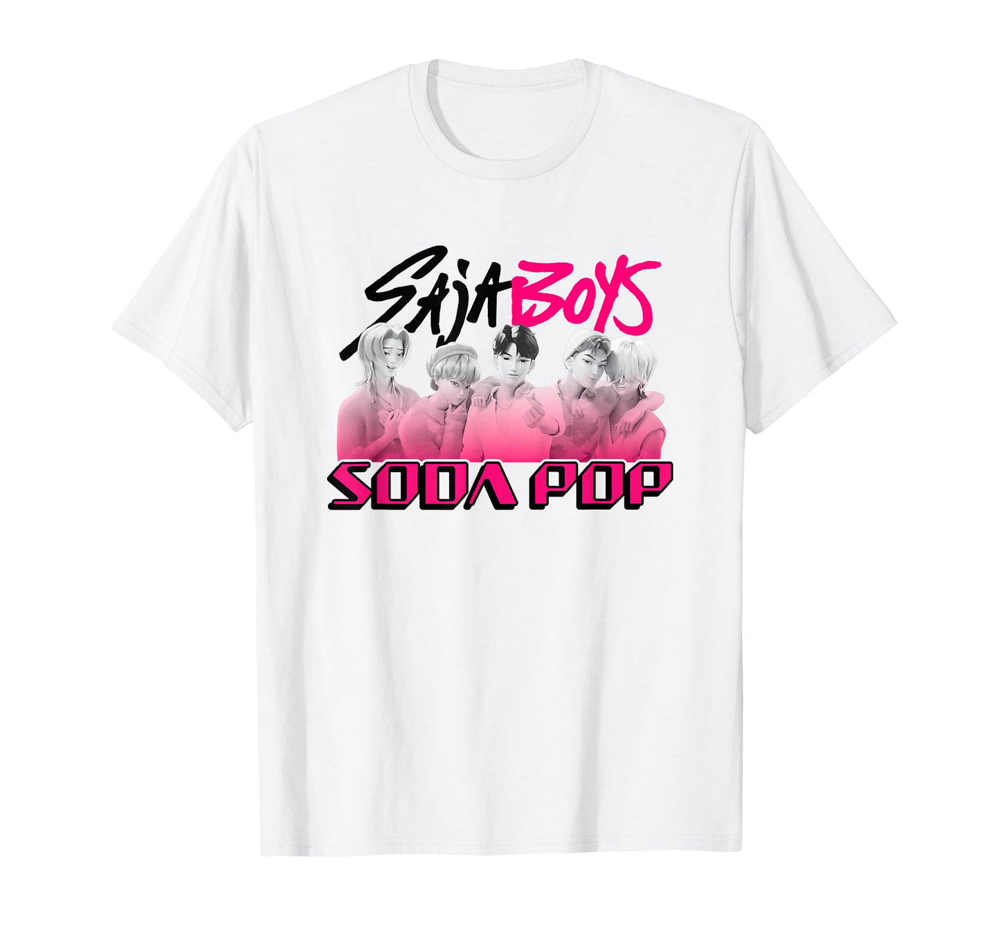 Kpop Demon Hunters Saja Soda Pop T-Shirt - Minimalist Print Men Women - T-Shirt, Sweatshirt, Hoodie