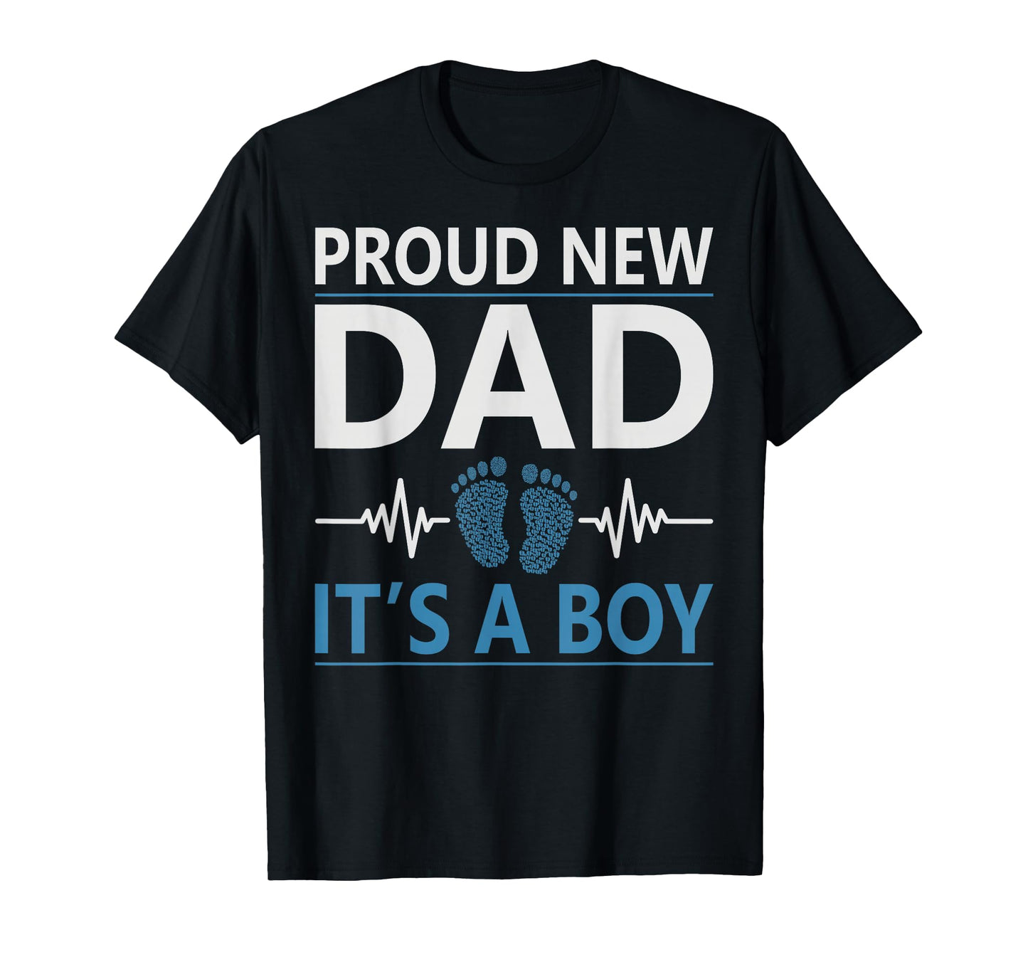 Proud New Dad Its Promoted To Dad T-Shirt - Aesthetic Graphic Unisex - T-Shirt, Sweatshirt, Hoodie
