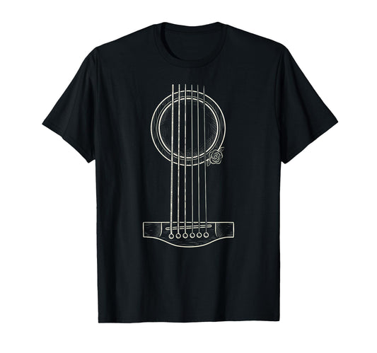 Acoustic Guitar Player Six String T-Shirt - Trendy Graphic Men Women - T-Shirt, Sweatshirt, Hoodie