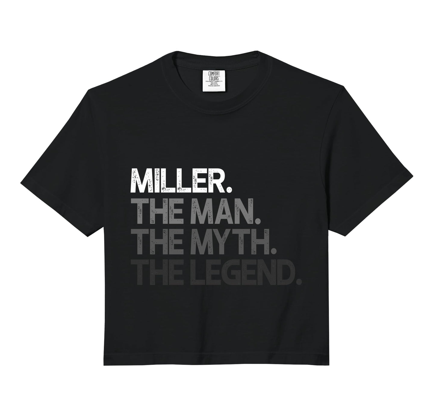Miller Gift Myth Legend Comfort Colors Hoodie - Unique Graphic for Adults - T-Shirt, Sweatshirt, Hoodie