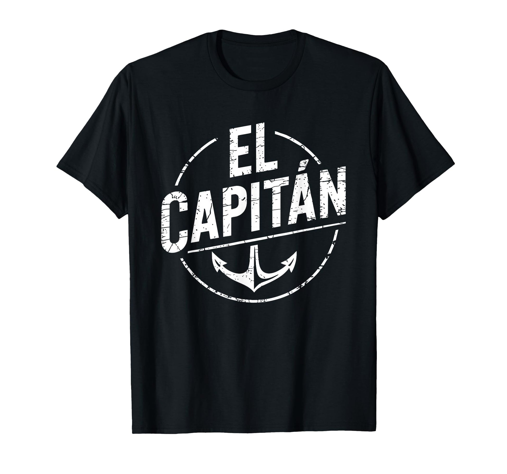 El Capitan Anchor Boat Captain Funny T-Shirt - Novelty Apparel Men Women - T-Shirt, Sweatshirt, Hoodie