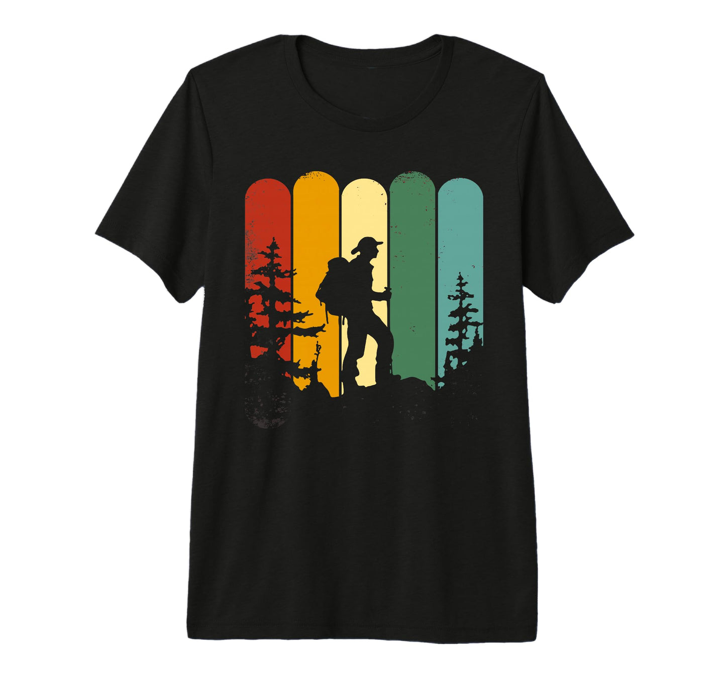 Hiking Camping Forest Mountain T-Shirt - Aesthetic Graphic for Adults - T-Shirt, Sweatshirt, Hoodie